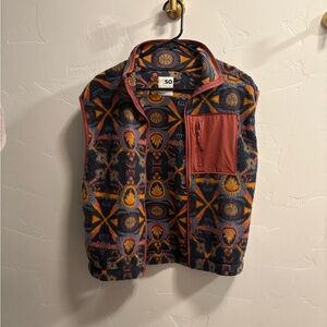 funky fleece vest